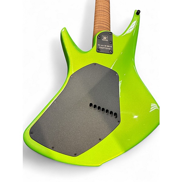 Used 2023 Ernie Ball Music Man Kaizen 7 Green Kryptonite Solid Body Electric Guitar