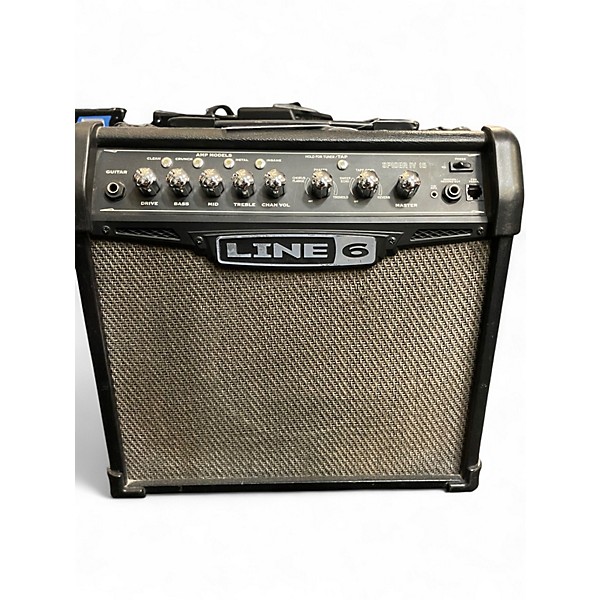 Used Line 6 Spider IV 15W 1X8 Guitar Combo Amp