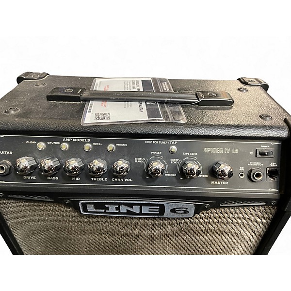 Used Line 6 Spider IV 15W 1X8 Guitar Combo Amp