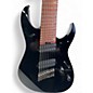 Used Ibanez RGMS8 Multi-Scale 8 String Black Solid Body Electric Guitar
