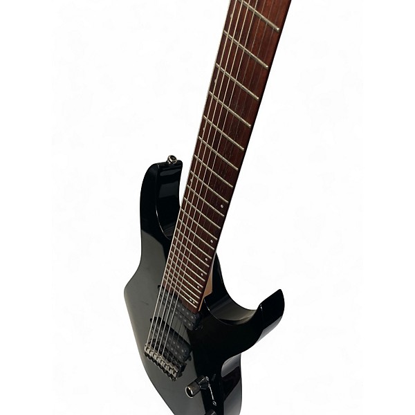 Used Ibanez RGMS8 Multi-Scale 8 String Black Solid Body Electric Guitar