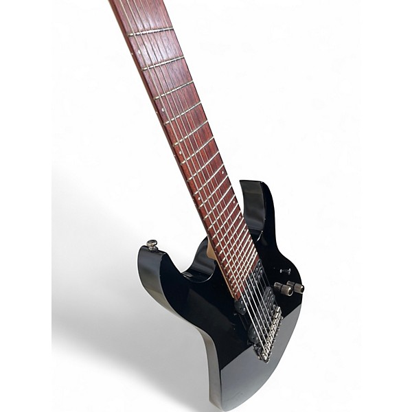 Used Ibanez RGMS8 Multi-Scale 8 String Black Solid Body Electric Guitar
