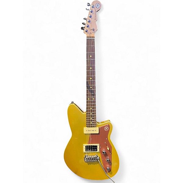 Used Reverend JETSTREAM HB Metallic Gold Solid Body Electric Guitar