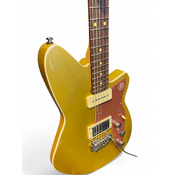 Used Reverend JETSTREAM HB Metallic Gold Solid Body Electric Guitar