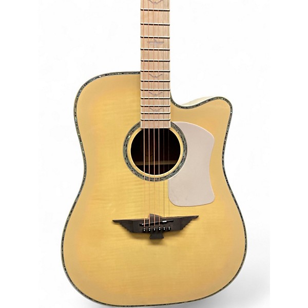 Used Keith Urban LIGHT THE FUSE LIMITED EDITION VINTAGE WHITE Acoustic Electric Guitar