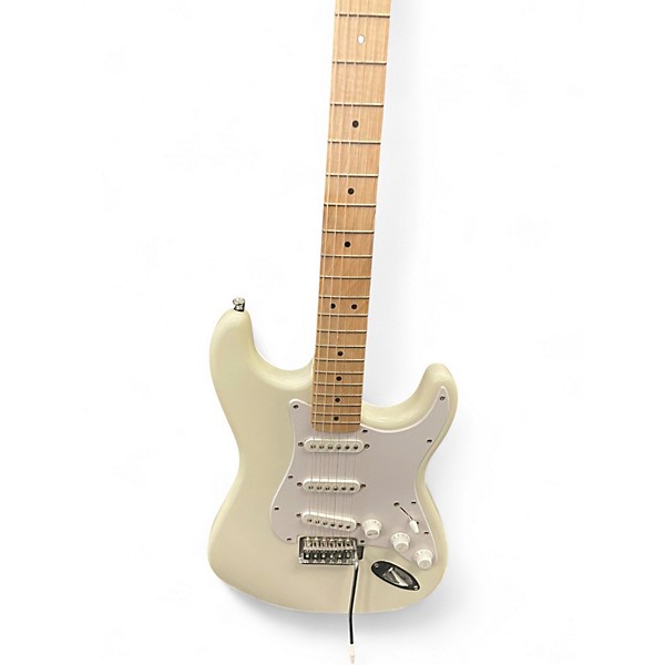 Used Squier Sonic Stratocaster Olympic White Solid Body Electric Guitar