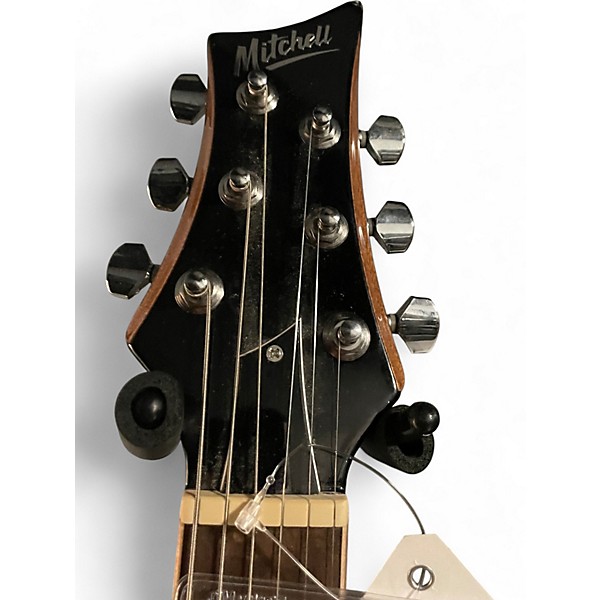 Used Mitchell MS400 Black Solid Body Electric Guitar