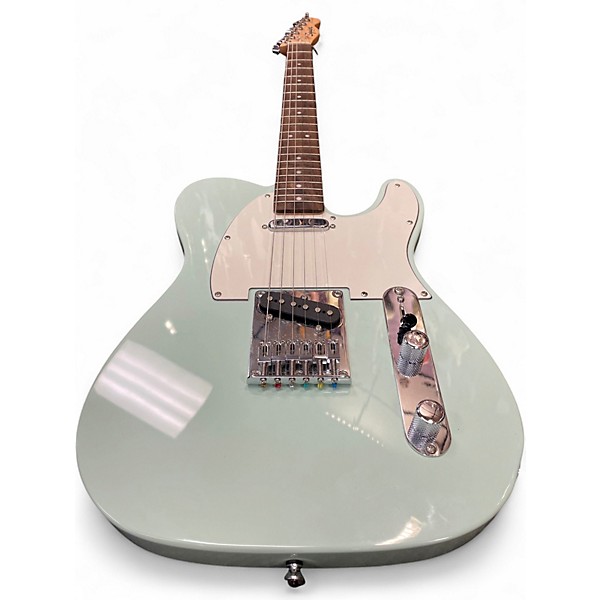Used Squier Telecaster Surf Green Solid Body Electric Guitar