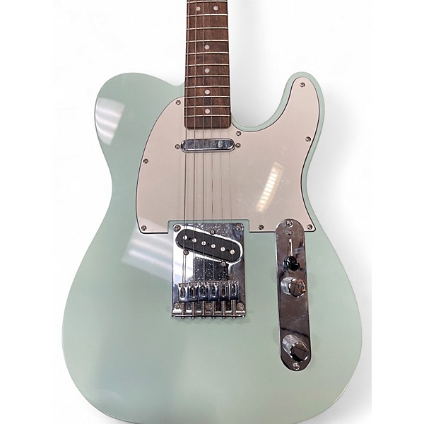 Used Squier Telecaster Surf Green Solid Body Electric Guitar
