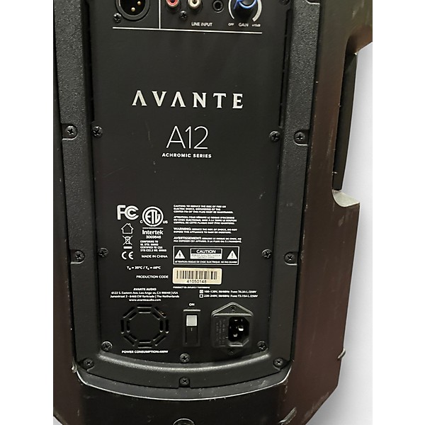 Used Avante A12 Powered Speaker