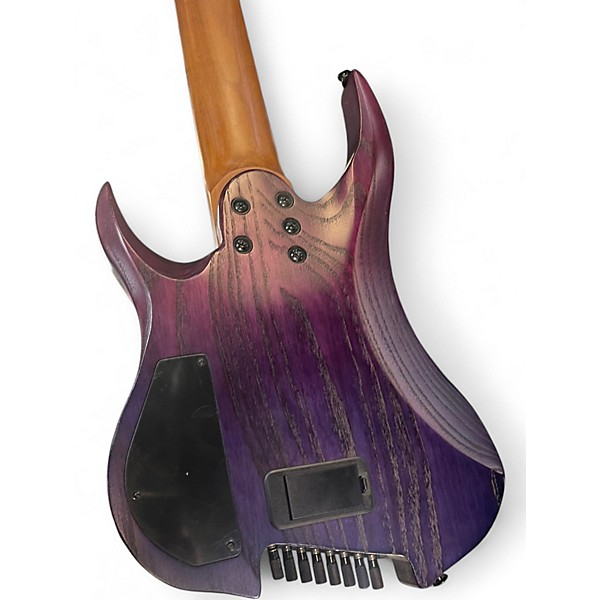 Used Legator Ghost Overdrive 8 Multi Scale Purple Solid Body Electric Guitar