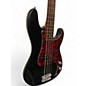 Used Squier Precision Bass Black Electric Bass Guitar