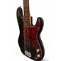 Used Squier Precision Bass Black Electric Bass Guitar