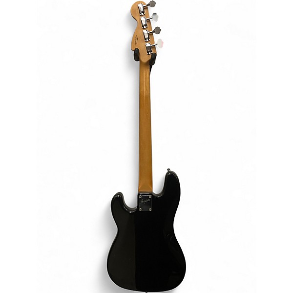 Used Squier Precision Bass Black Electric Bass Guitar