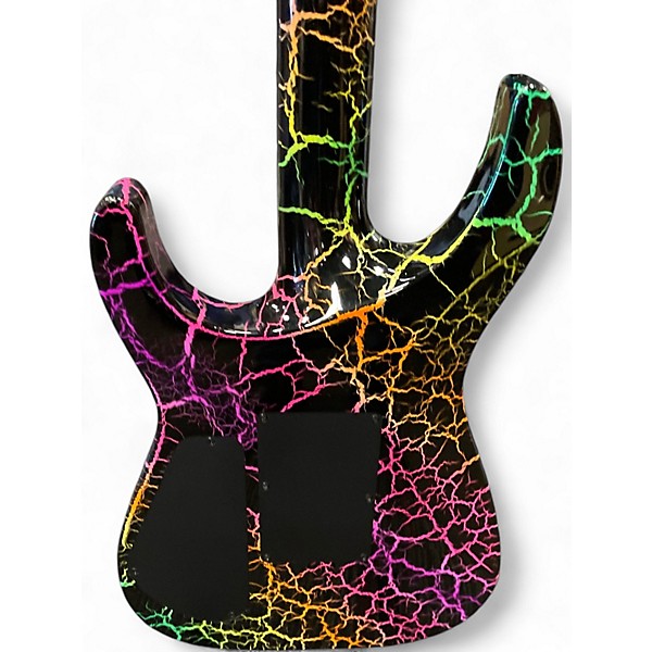 Used Jackson Soloist SL3M Rainbow Crackle Solid Body Electric Guitar
