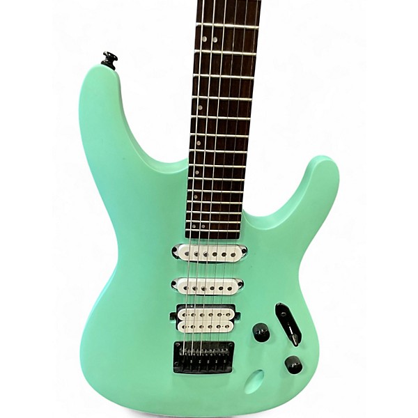 Used Ibanez S561 Surf Green Solid Body Electric Guitar