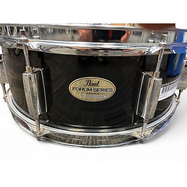 Used Pearl 14X6 Forum Series Snare Black Drum
