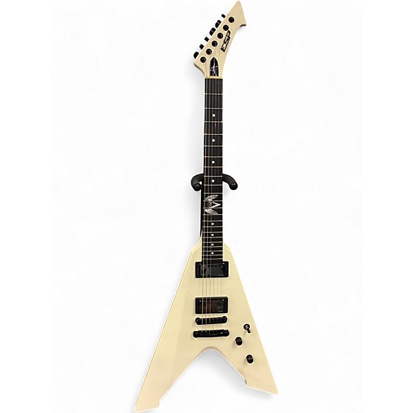 Used ESP Vulture Olympic White Solid Body Electric Guitar