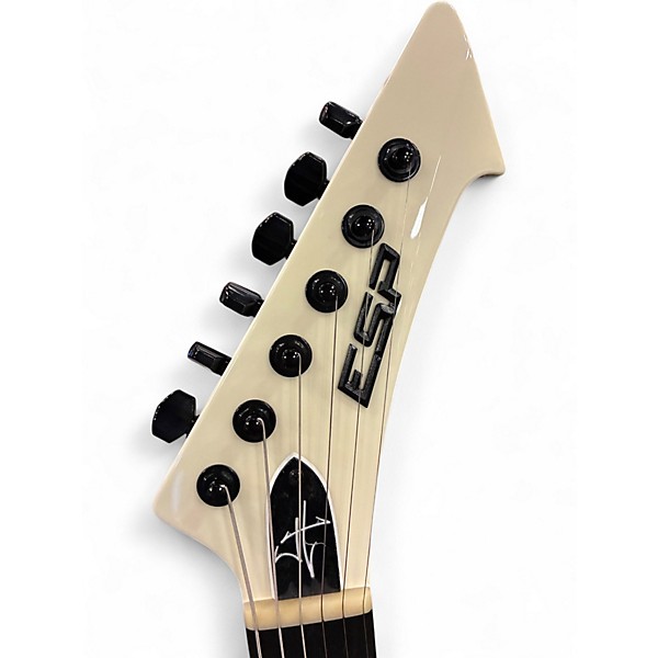 Used ESP Vulture Olympic White Solid Body Electric Guitar