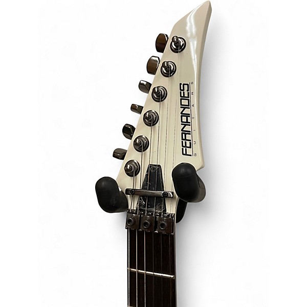 Used Fernandes Vortex White Solid Body Electric Guitar