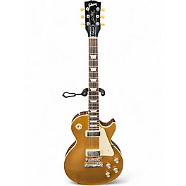 Used 2024 Gibson Les Paul Deluxe Gold Top Solid Body Electric Guitar