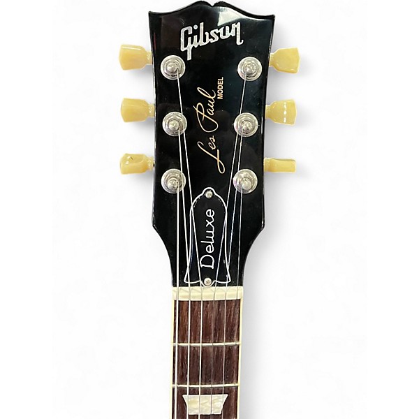 Used 2024 Gibson Les Paul Deluxe Gold Top Solid Body Electric Guitar