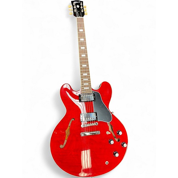 Used Gibson ES335 Figured Cherry Hollow Body Electric Guitar
