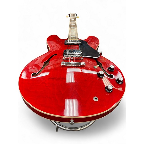 Used Gibson ES335 Figured Cherry Hollow Body Electric Guitar