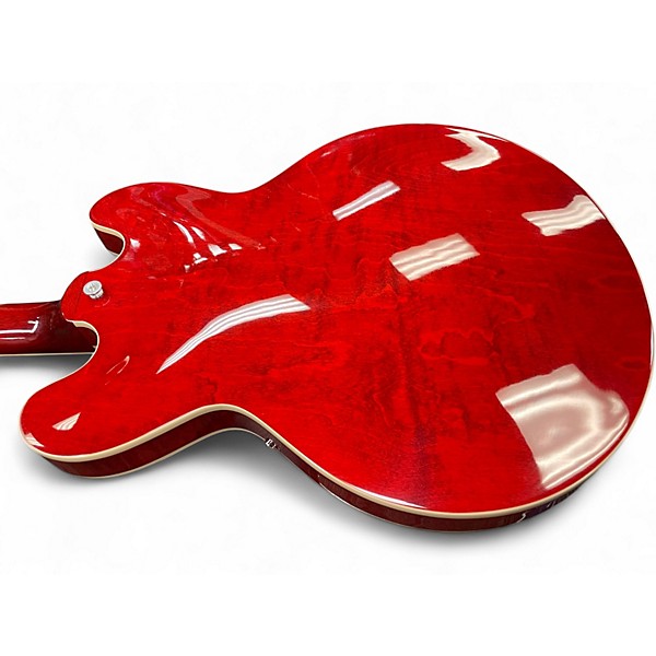 Used Gibson ES335 Figured Cherry Hollow Body Electric Guitar