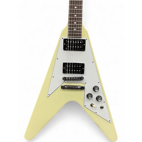Used Gibson Flying V Standard Alpine White Solid Body Electric Guitar