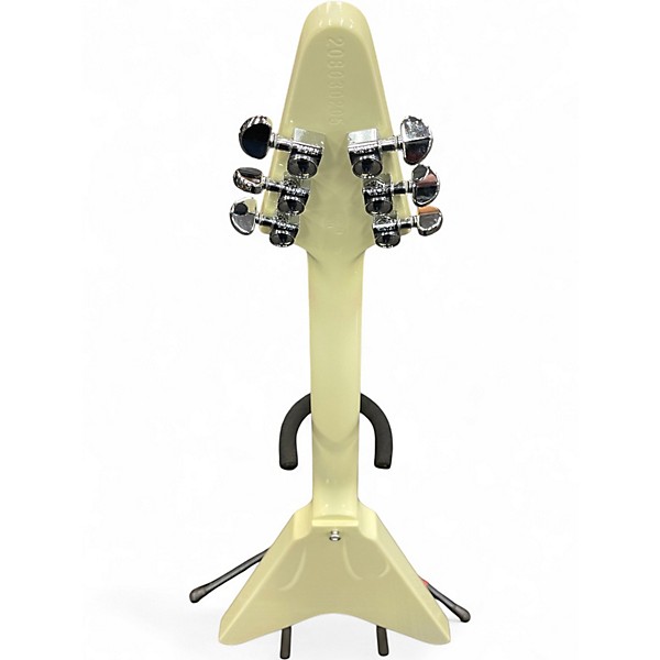 Used Gibson Flying V Standard Alpine White Solid Body Electric Guitar