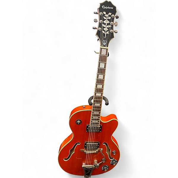 Used Epiphone Swingster Sunrise Orange Hollow Body Electric Guitar