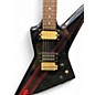 Used Aria Pro II ZZ DELUXE Black Solid Body Electric Guitar