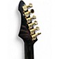 Used Aria Pro II ZZ DELUXE Black Solid Body Electric Guitar