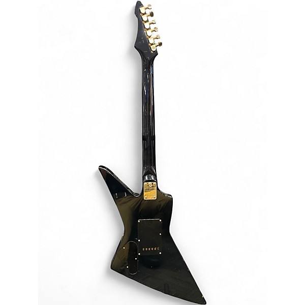 Used Aria Pro II ZZ DELUXE Black Solid Body Electric Guitar