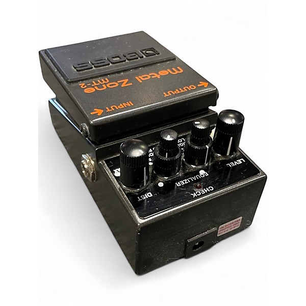 Used BOSS MT2 Metal Zone Distortion Effect Pedal