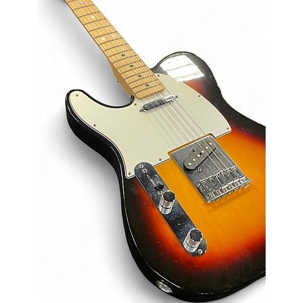 Used Fender Player Telecaster Left Handed Sunburst Solid Body Electric Guitar