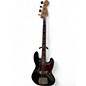 Used Fender Deluxe Active Jazz Bass Black Electric Bass Guitar thumbnail