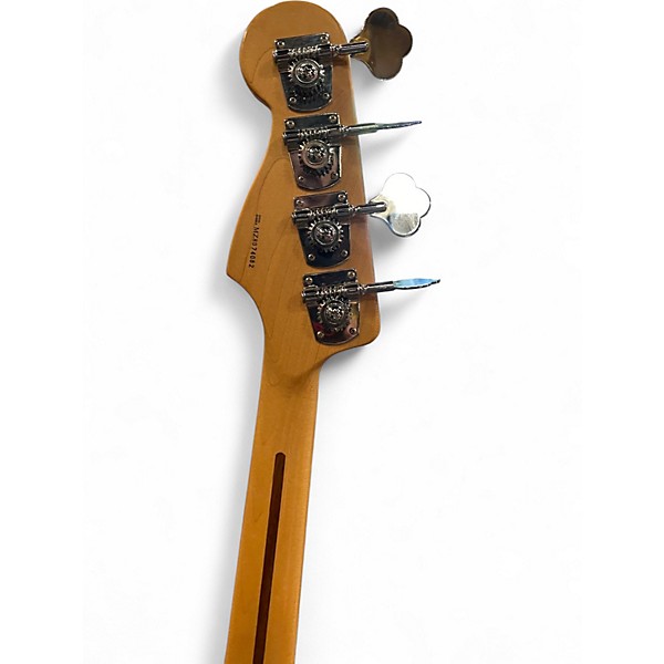 Used Fender Deluxe Active Jazz Bass Black Electric Bass Guitar