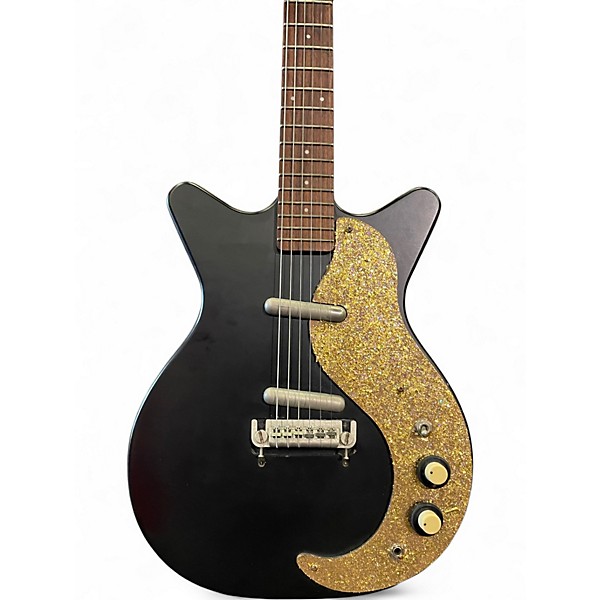 Used Danelectro '59M NOS+ Black Solid Body Electric Guitar