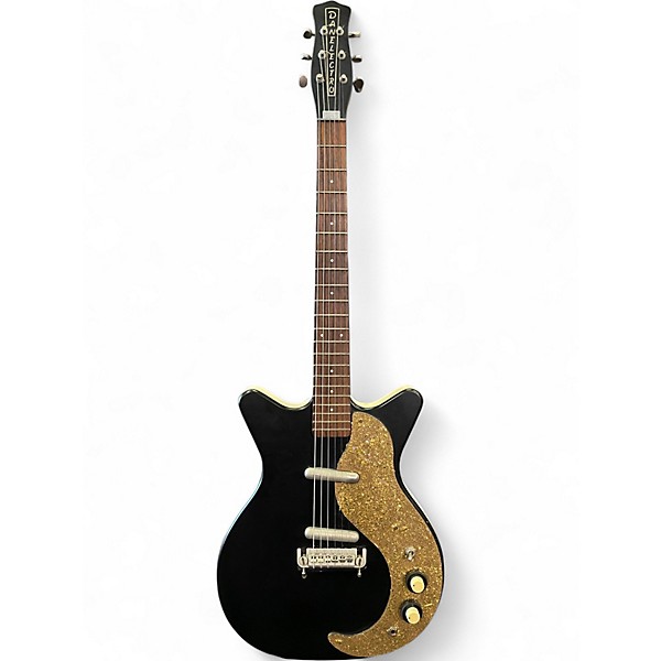 Used Danelectro '59M NOS+ Black Solid Body Electric Guitar