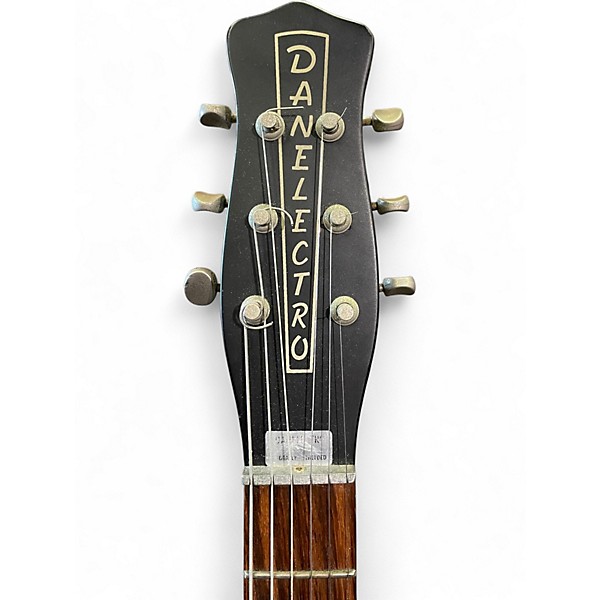 Used Danelectro '59M NOS+ Black Solid Body Electric Guitar
