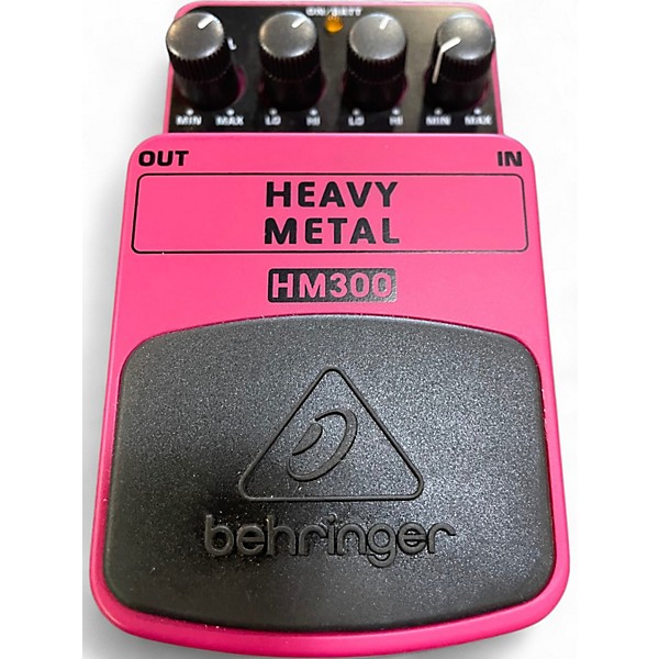 Used Behringer HM300 Heavy Metal Distortion Effect Pedal