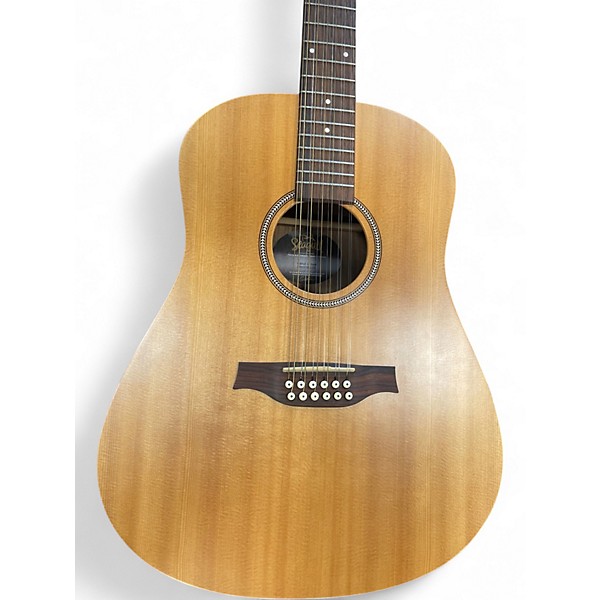 Used Seagull Walnut 12 ISYST Natural 12 String Acoustic Electric Guitar