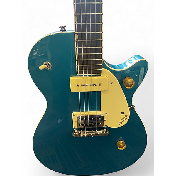 Used Gretsch Guitars G2215 P90 Streamliner Junior Jet Club BLUE Solid Body Electric Guitar