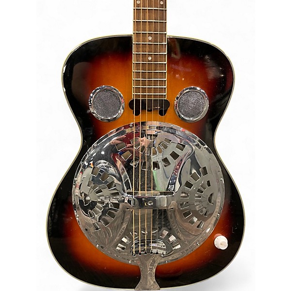 Used Flinthill ROUND NECK RESONATOR SUNBURST Resonator Guitar