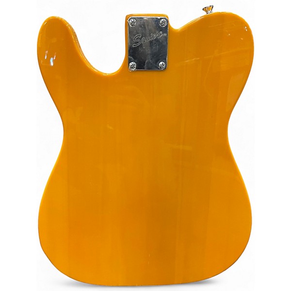 Used Squier Telecaster Butterscotch Blonde Solid Body Electric Guitar