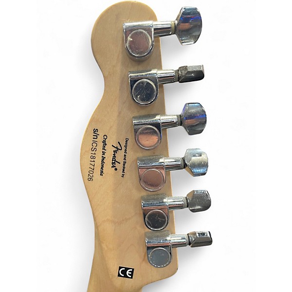 Used Squier Telecaster Butterscotch Blonde Solid Body Electric Guitar
