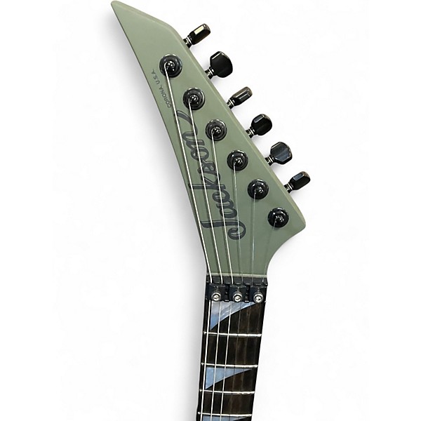 Used Jackson RR24M Randy Rhoads ARMY GRAB GREEN Solid Body Electric Guitar