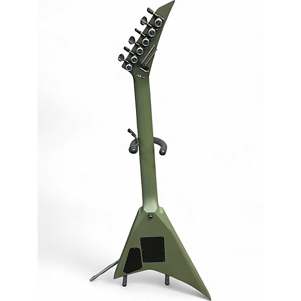 Used Jackson RR24M Randy Rhoads ARMY GRAB GREEN Solid Body Electric Guitar